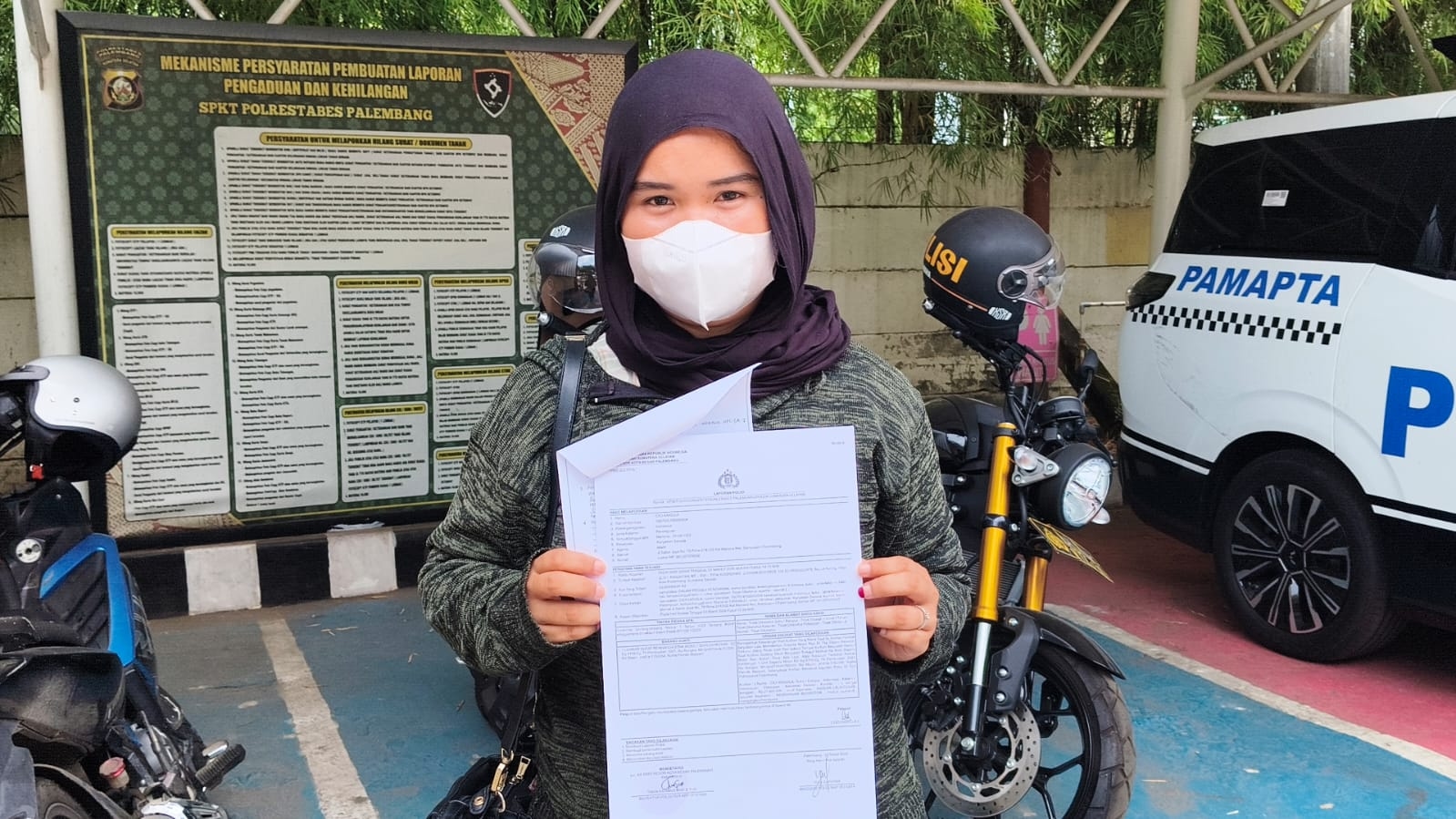 Motor Hilang Saat Pemiliknya Berjualan, Pedagang di Plaju Jadi Korban Curanmor