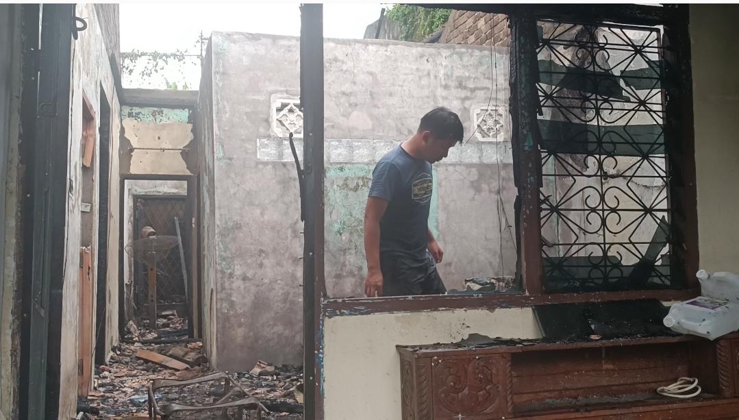 Kebakaran Rumah di Sukarami Palembang, Diduga Akibat Korsleting Listrik