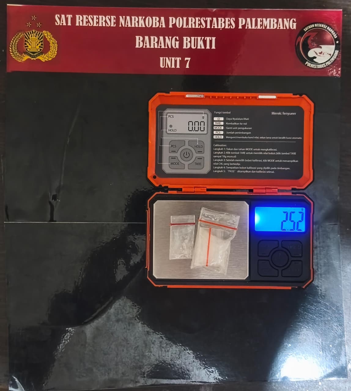 Pengedar Sabu Diciduk di Seberang Ulu, Polisi Amankan Barang Bukti dan Telusuri Jaringan