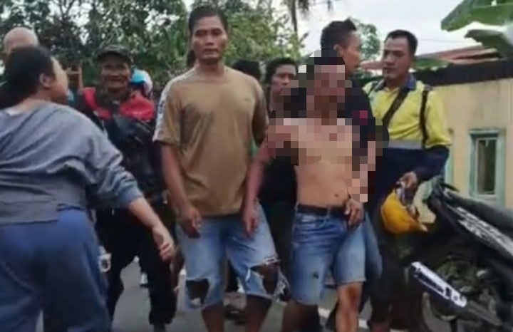 Jambret di Plaju Nyaris Diamuk Massa, Pelaku Diamankan Polisi