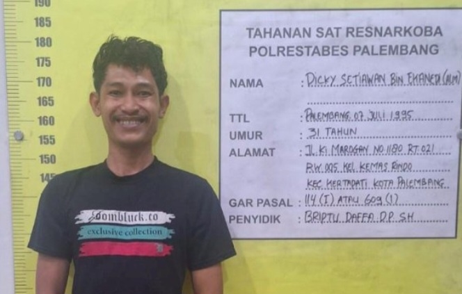 Pengedar Sabu Diciduk Saat Dini Hari di Palembang, Polisi Kembangkan Jaringan Lebih Luas
