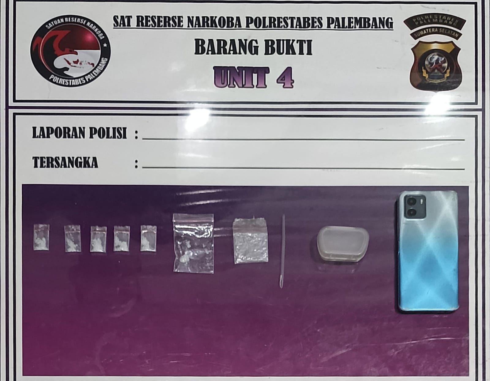 Ibu Rumah Tangga di Palembang Jadi Pengedar Sabu, Digerebek Polisi Saat Barang Siap Edar