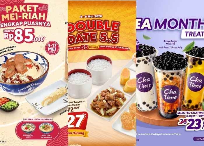 Deretan Promo Kuliner Spesial HUT Kemerdekaan RI ke 81, Makan Hemat Berlaku Sampai Akhir Agustus 2026