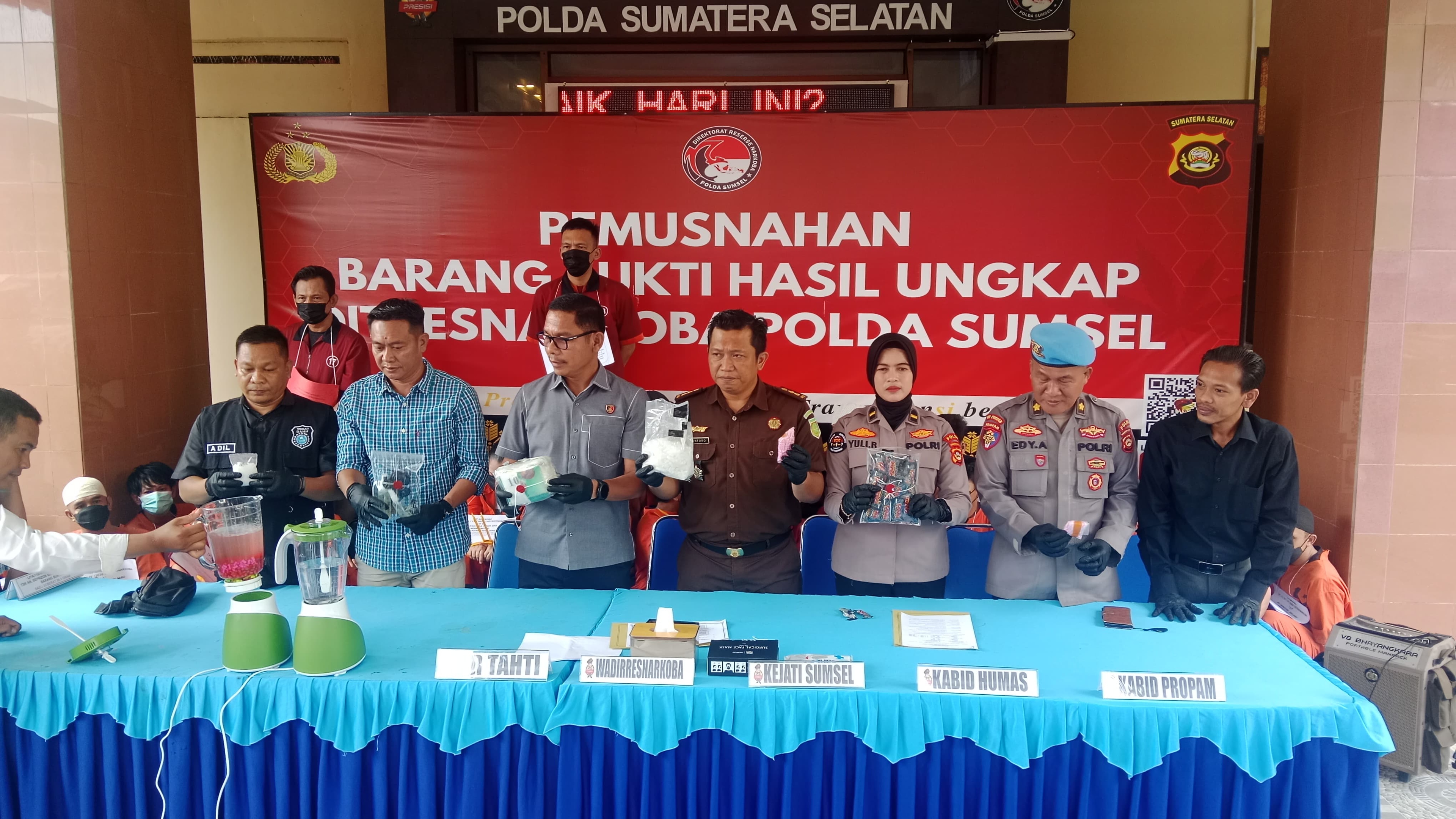 Peredaran Narkoba Masih Menggurita di Sumsel, Polisi Temukan Kasus dari Palembang hingga Muratara