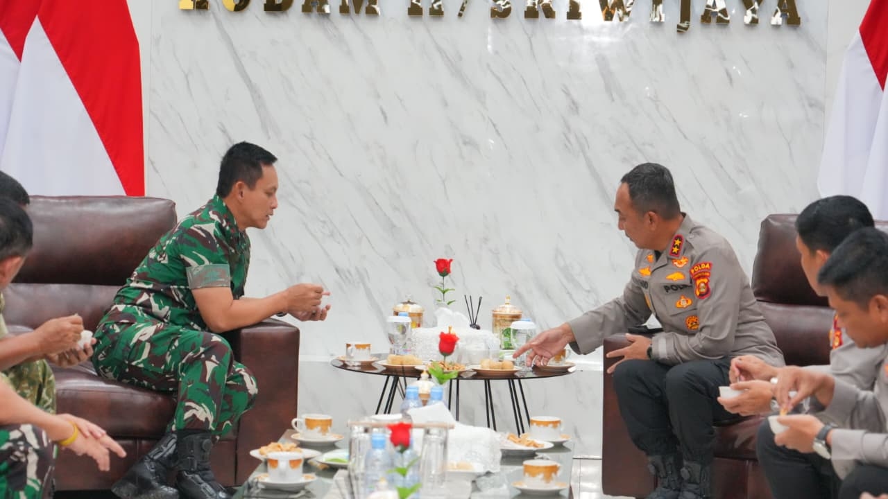 TNI-Polri di Sumsel Perkuat Koordinasi Hadapi Dinamika Kamtibmas