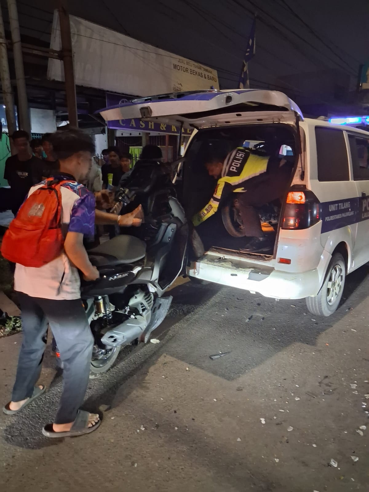 Tabrakan Tengah Malam di Plaju, Pelajar 16 Tahun Tewas di Tempat