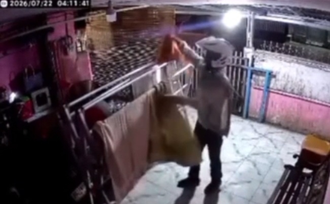 Viral Maling Jemuran Beraksi di Sako Palembang, Polisi Sudah Kantongi Identitas Pelaku