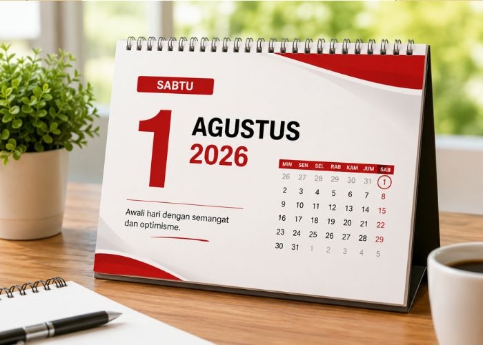 Daftar Tanggal Merah dan Libur Nasional Agustus 2026, Ada Long Week End 3 Hari Berturut-turut