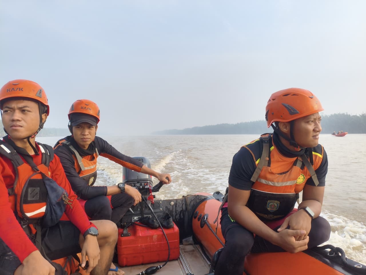 Kapal Pengangkut Paket JNT Mati Mesin, ABK 16 Tahun Tenggelam di Sungai Muara Lalan Muba