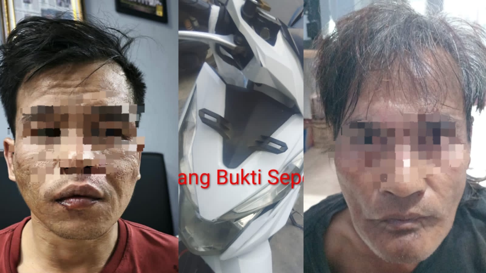 Begal Polisi di Palembang Ditangkap, Korban Ditusuk 4 Kali dan Motor Dirampas