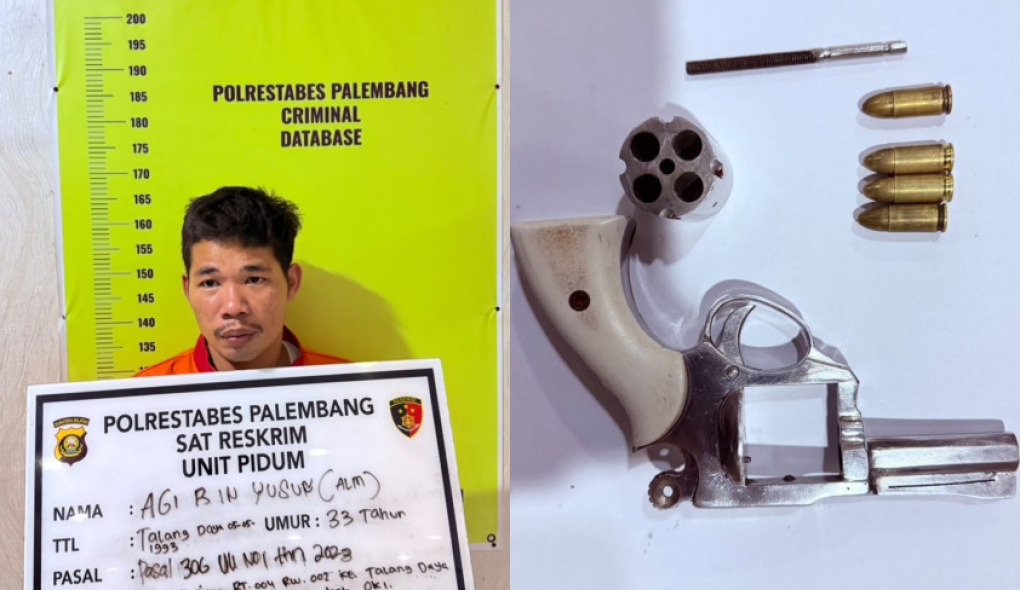 COD Senpi Rakitan di Palembang Berujung Penangkapan, Kurir Dibayar Rp1 Juta