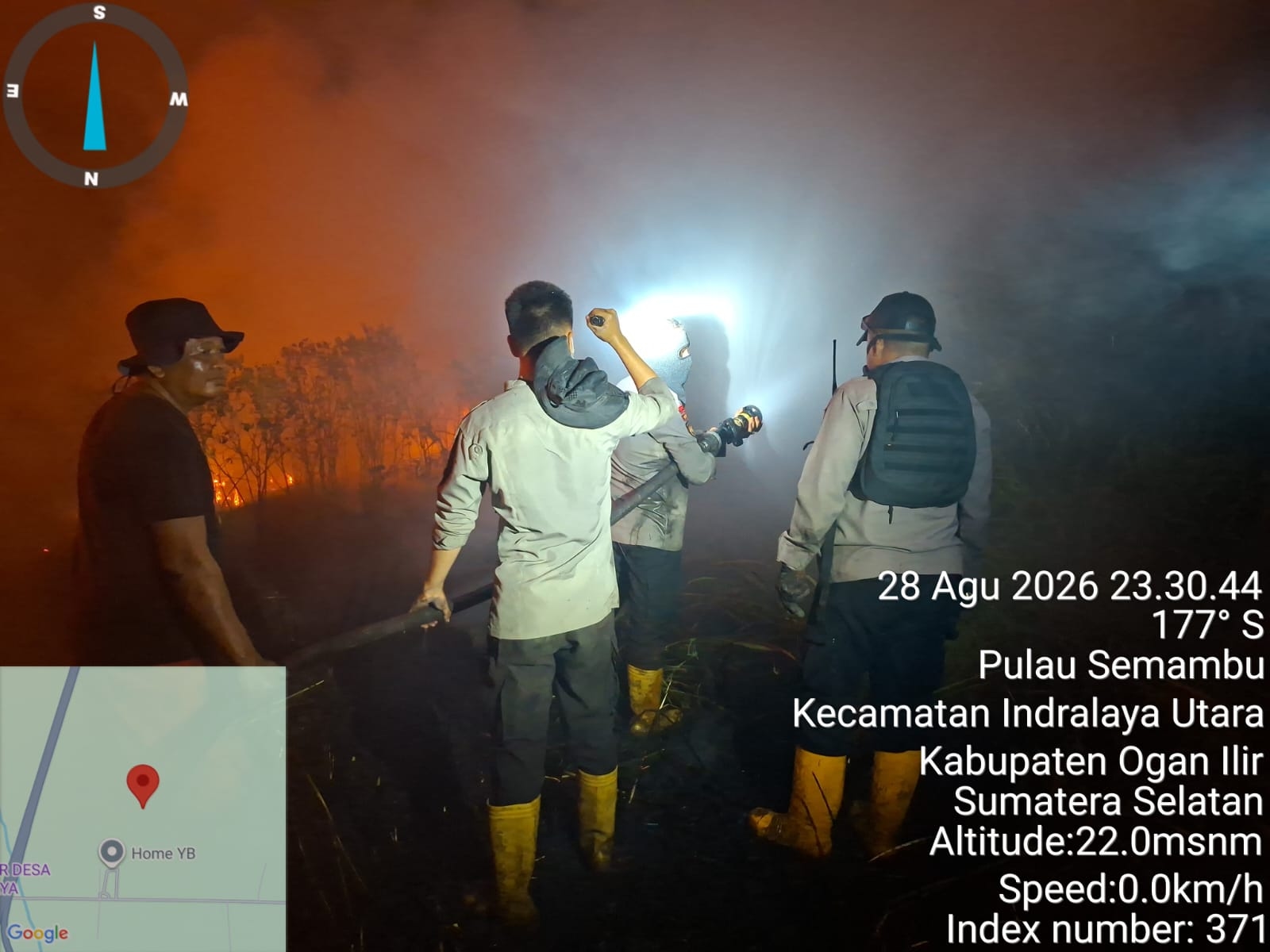 Karhutla di Pulau Negara Ogan Ilir Hanguskan 10 Hektare Lahan, Api Sulit Dijangkau