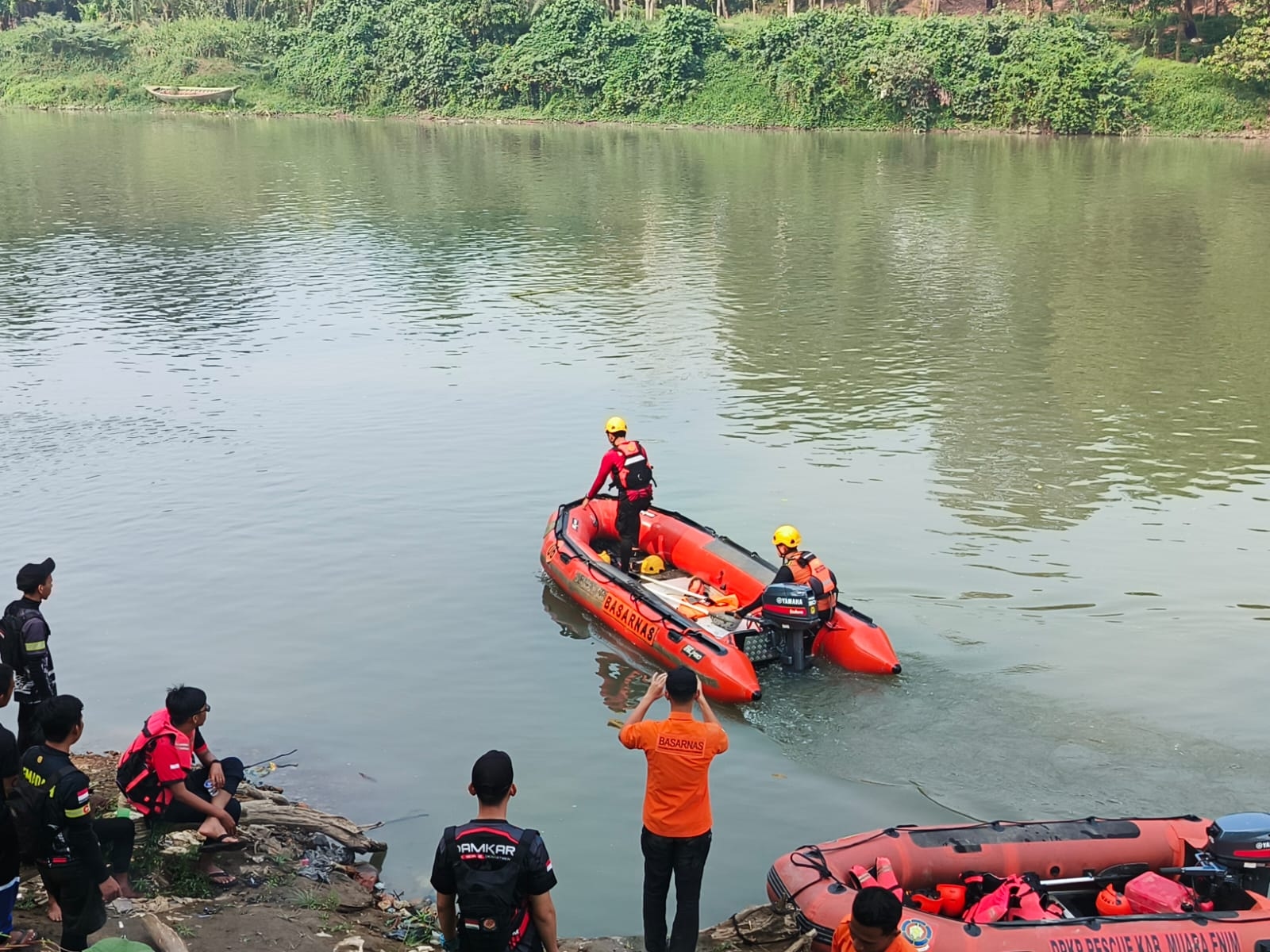 Hendak Menolong Teman, Pegangan Terlepas hingga Pelajar Muara Enim Tenggelam