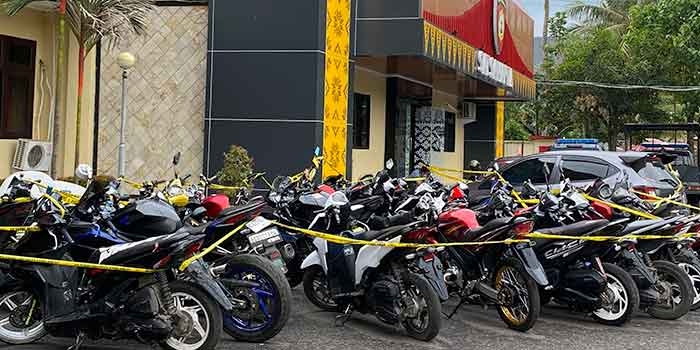 Operasi Keselamatan Pekat, Satlantas Polrestabes Palembang Amankan 131 Kendaraan R2 dan R4