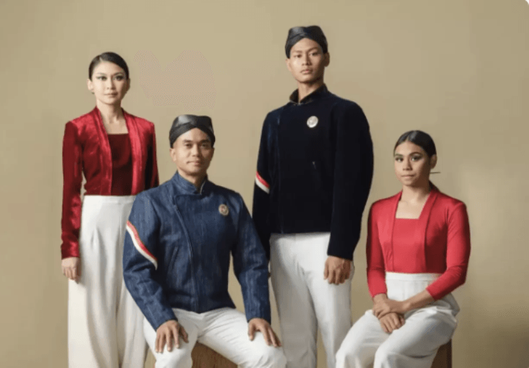 Seragam Tim Indonesia di Olimpiade Paris 2024 Rancangan Didik Hediprasetyo Buat Vogue dan Numero Terkesan