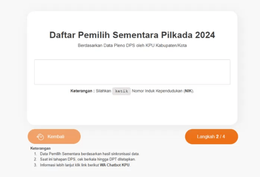 Cara Cek DPT Online Pilkada 2024, Mudah dan Praktis Lewat HP