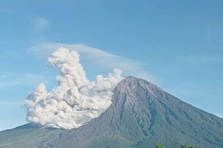 Update Terkini Erupsi Gunung Semeru, 178 Pendaki Terjebak, Status Naik ke Level Awas