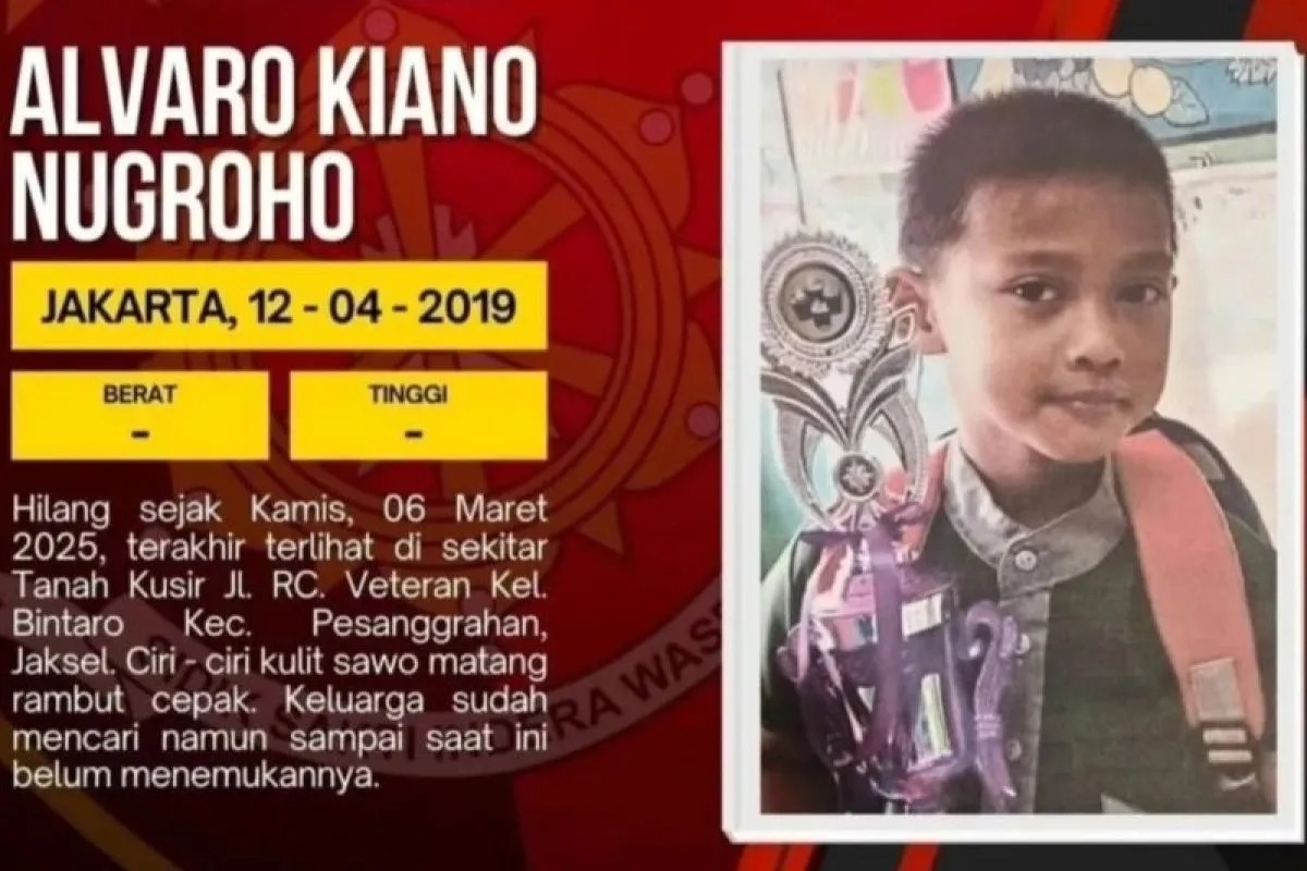 Kronologi Penemuan Kerangka Diduga Alvaro Bocah 6 Tahun yang Hilang 8 Bulan