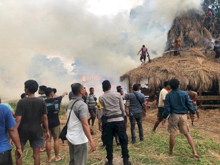 Kronologi Kebakaran 28 Rumah Adat di Sumba Barat yang Sebabkan 139 Warga Kehilangan Tempat Tinggal