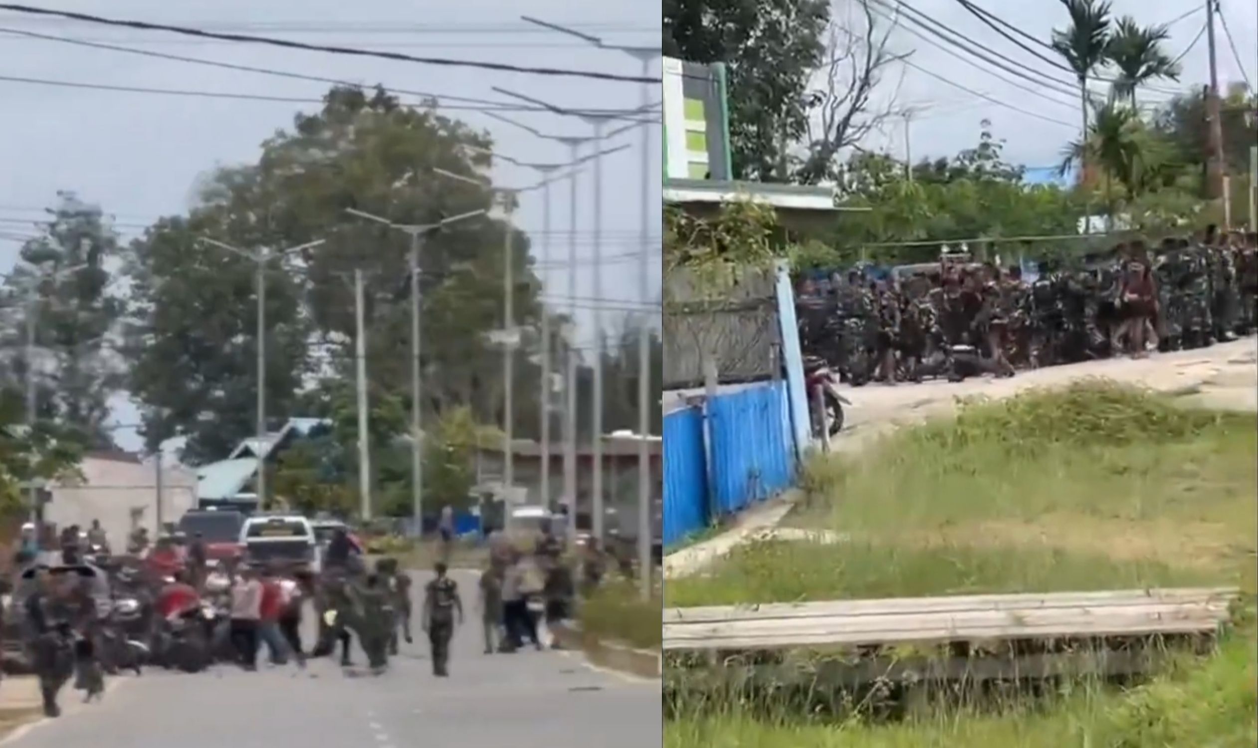 Diduga Karena Kendaraan Motor Bersuara Bising, Personel Polisi dan TNI di Papua Selatan Bentrok