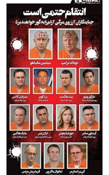 Media Iran Rilis Daftar 13 Pemimpin Dunia Jadi Target Balas Dendam, Ada Macron hingga Trump