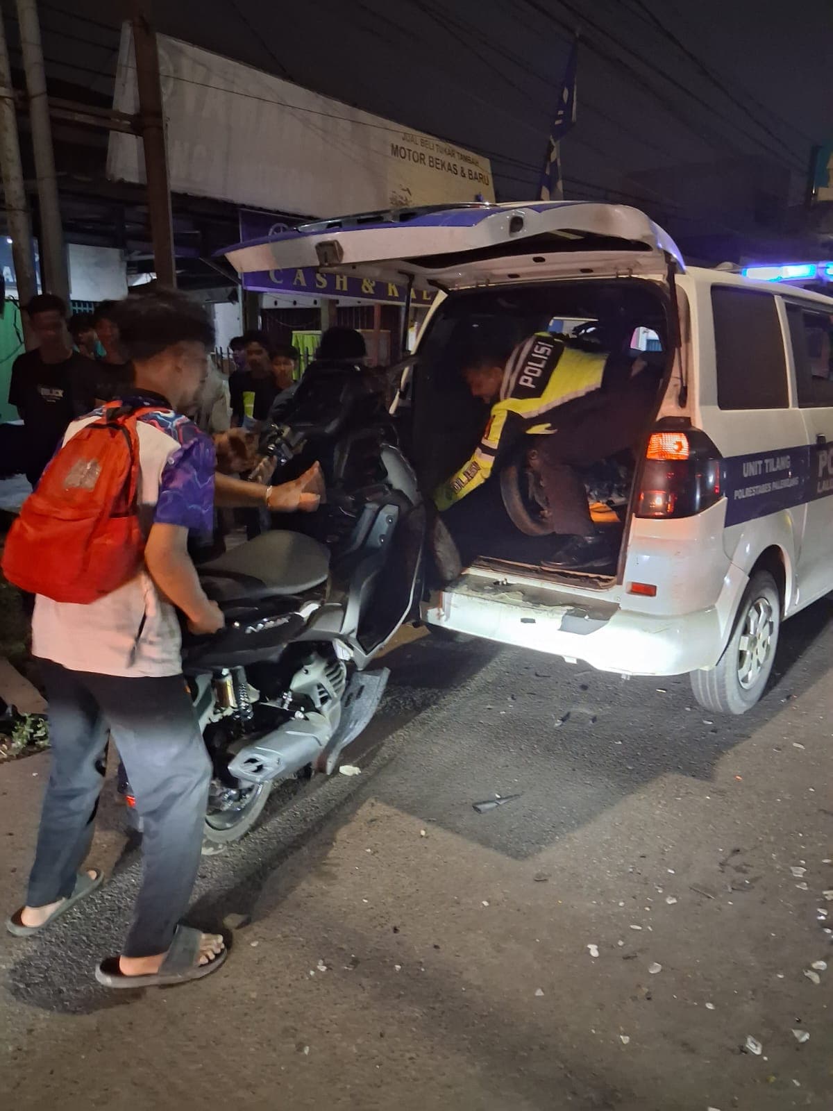 Tabrakan Tengah Malam di Plaju, Pelajar 16 Tahun Tewas di Tempat