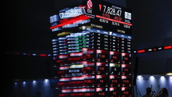 IHSG Anjlok 8,01 Persen ke Level 5.393, Perdagangan Kena Trading Halt