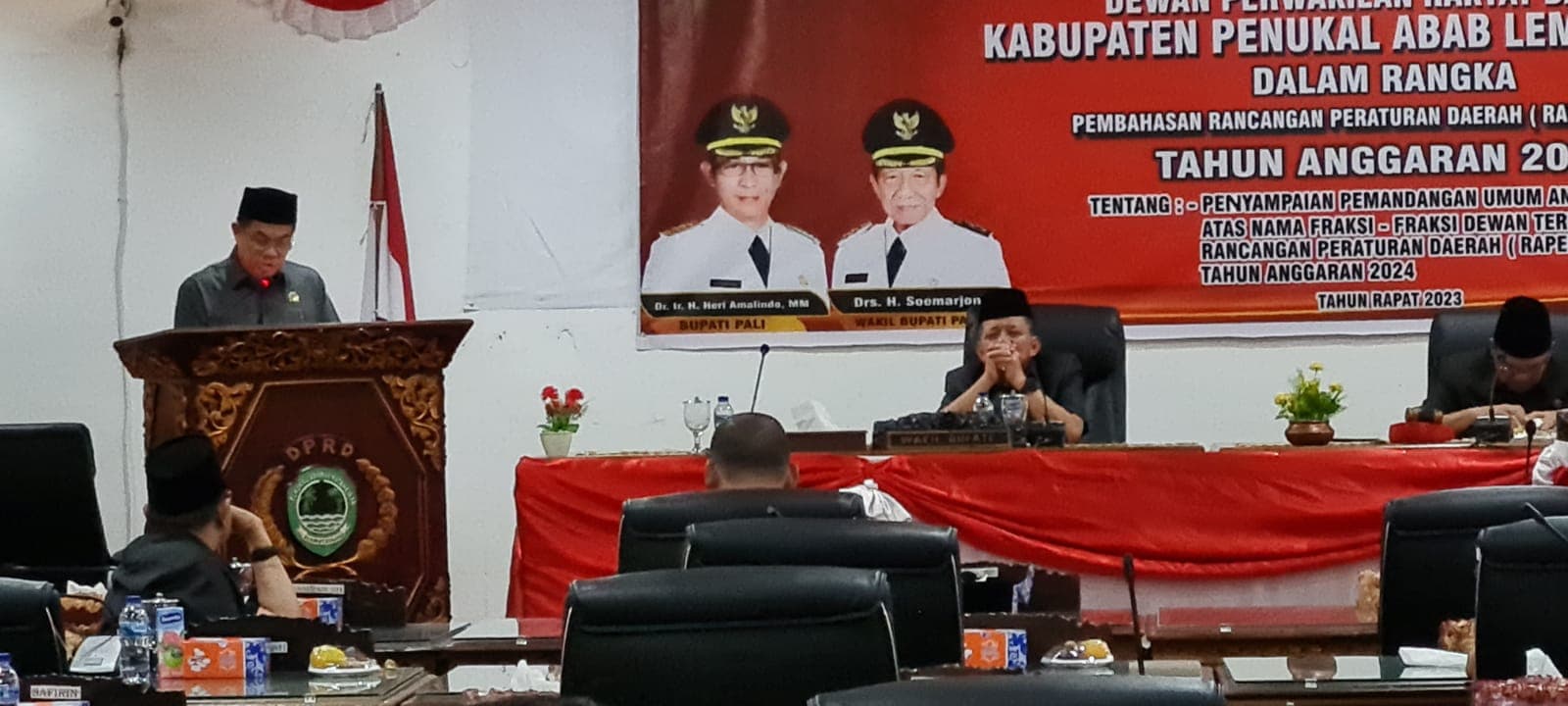 Fraksi PDIP DPRD PALI Apresiasi Bupati Heri Amalindo,  Dukung Tema yang Diusung Pemda Tahun 2024
