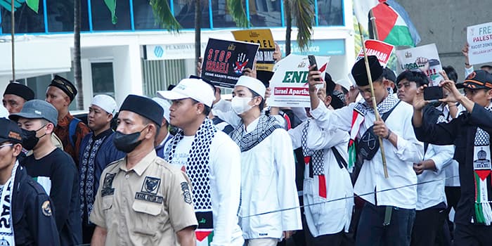 Aksi Massa Bela Palestina