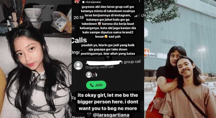 Selebgram Laras Gartiana Jadi Sorotan, Diduga Selingkuh dengan Pacar Nabila R