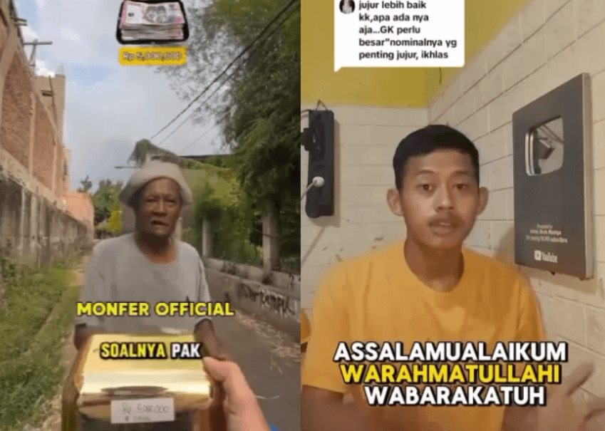 Viral Konten Kreator TikTok Janji Beri Kakek Rp5 Juta, Ternyata Hanya Menerima Rp200 Ribu