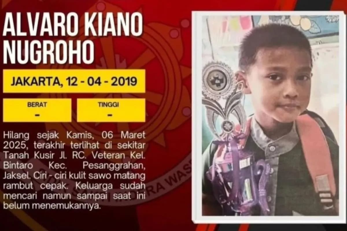 Kronologi Penemuan Kerangka Diduga Alvaro Bocah 6 Tahun yang Hilang 8 Bulan