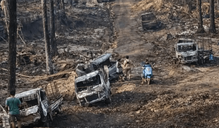Babat 4,2 Hektar Lahan,11 Sumur Minyak Ilegal Terbakar di Muba, Polisi Kantongi Nama Pemilik dan Buru Jaringan