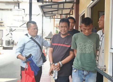 Curi Kabel Proyek PLTSa Keramasan, Dua Pria Ditangkap, Polisi Temukan Senpi Rakitan