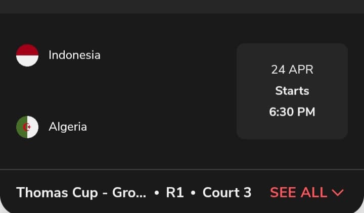 Jadwal Lengkap Timnas Indonesia di Piala Thomas dan Uber Cup 2026