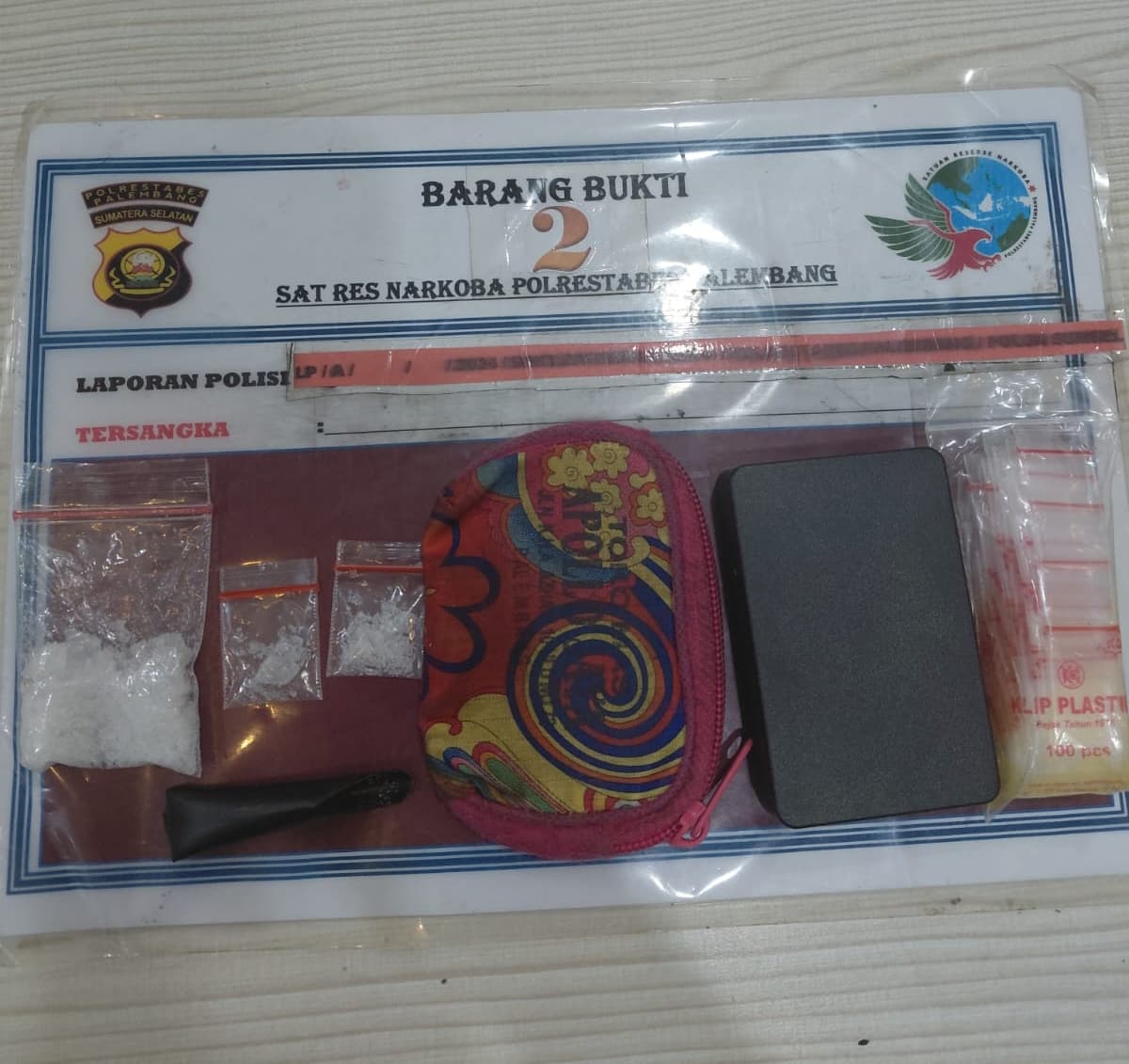 Polisi Tangkap Pengedar Sabu di Kertapati, Amankan 7,12 Gram Barang Bukti