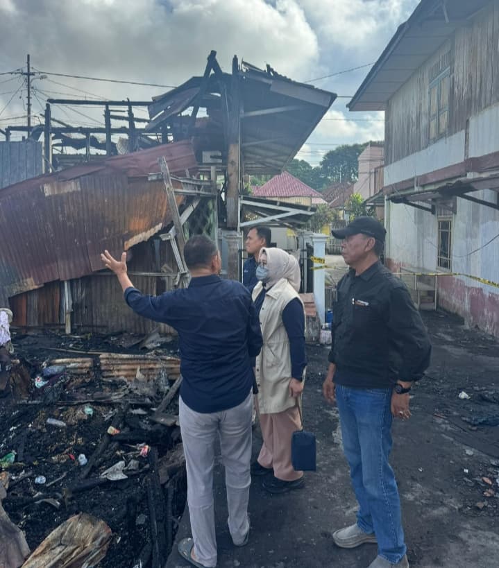 Pusri Gerak Cepat Bantu Korban Kebakaran 1 Ilir, Dirikan Posko Darurat