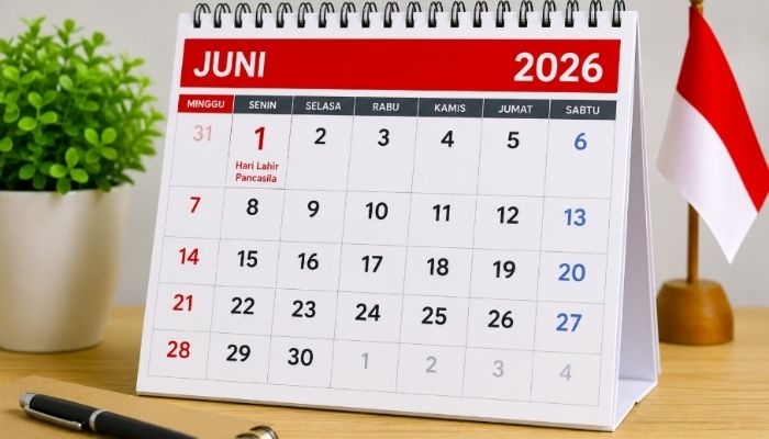 Hari Ini Libur Apa? Cek Daftar Tanggal Merah dan Hari Besar Nasional Juni 2026