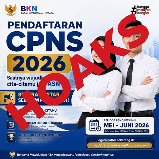 BKN Pastikan Kabar Pembukaan Seleksi CPNS 2026 Hoaks