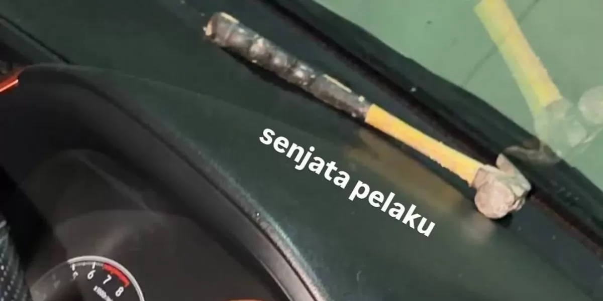 Viral di Palembang, Dokter Gigi Terluka dan Dijahit 7 Jahitan Usai Mobil Dilempar Palu