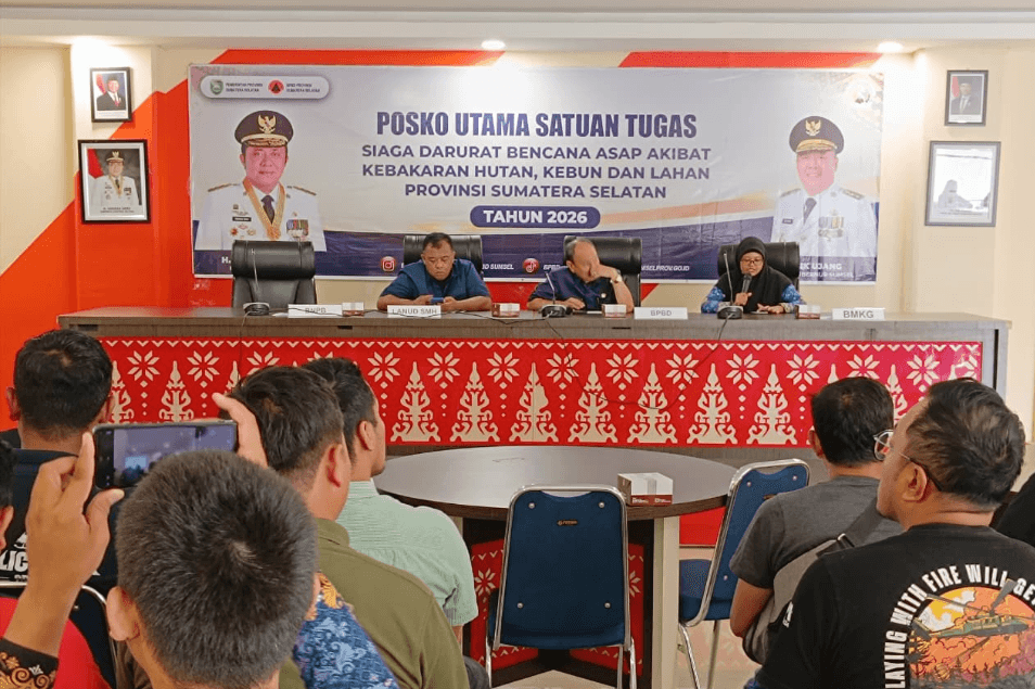 Evaluasi Pengendalian Karhutla, BPBD Sumsel Fokus pada Kesiapsiagaan Udara