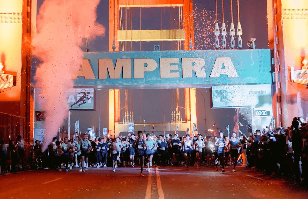 3.500 Pelari Ramaikan Mandiri Ampera Tourism Run 2026, Dongkrak Pariwisata dan Ekonomi Palembang