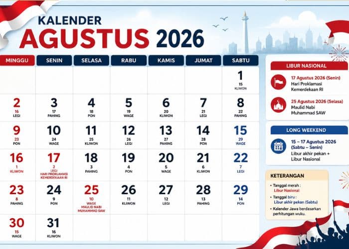 Ada Long Weekend 3 Hari Berturut-turut Akhir Pekan Ini, Catat Tanggalnya