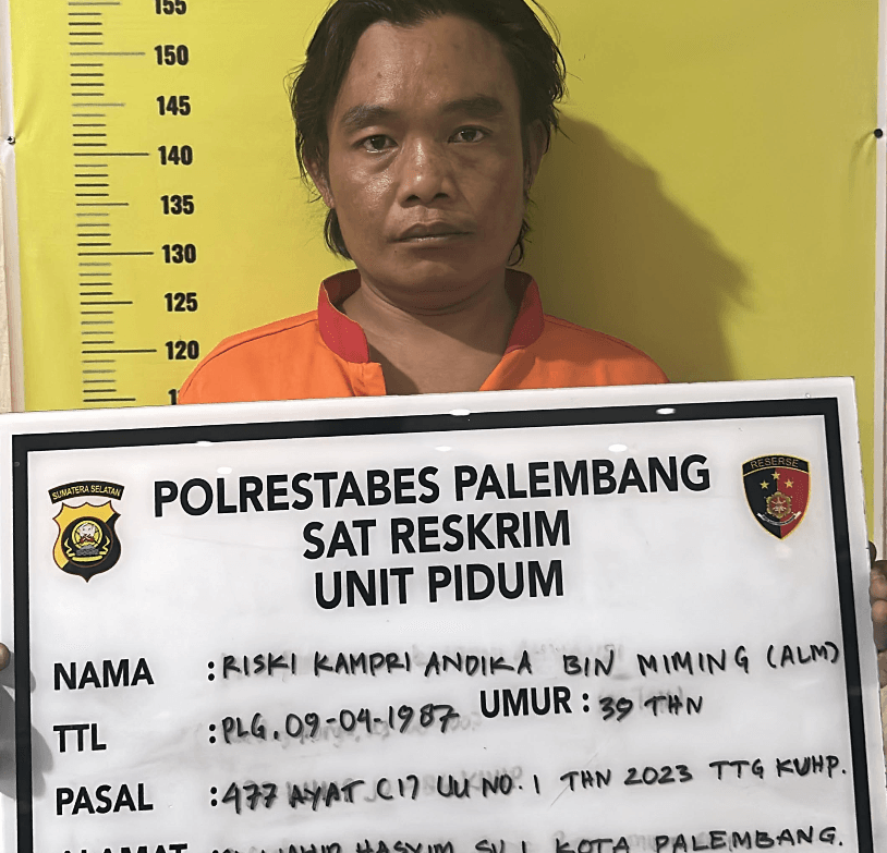 Maling Sarden dari Mobil Box di Palembang Ditangkap, Kerugian Capai Rp3,9 Juta