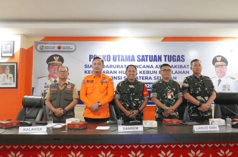 Hotspot Sumsel Tembus 7.050 Titik, 11 Ribu Personel Disiapkan Hadapi Puncak Kemarau