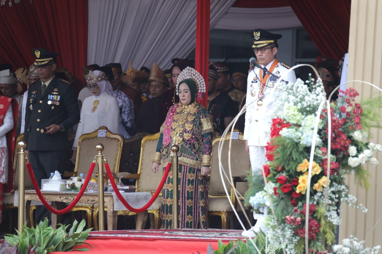 Upacara HUT ke-81 RI di Palembang, Ratu Dewa Ajak Warga Tak Berhenti di Seremoni
