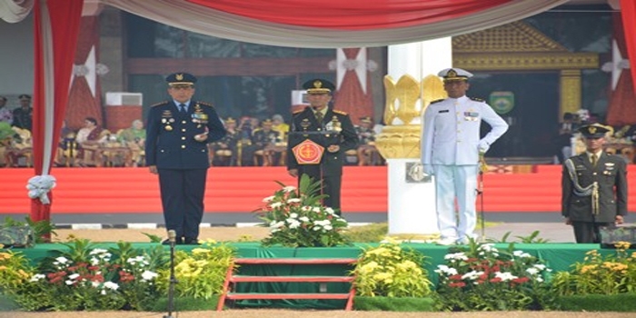 Panglima Kodam II Sriwijaya Pimpin Upacara Peringatan HUT TNI ke-78