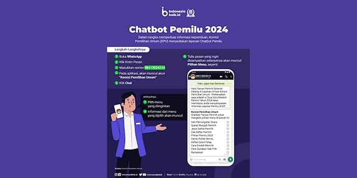 Info Pemilu 2024: Cari Tahu lewat Chatbot Pemilu, Simak Cara Pengunaan!