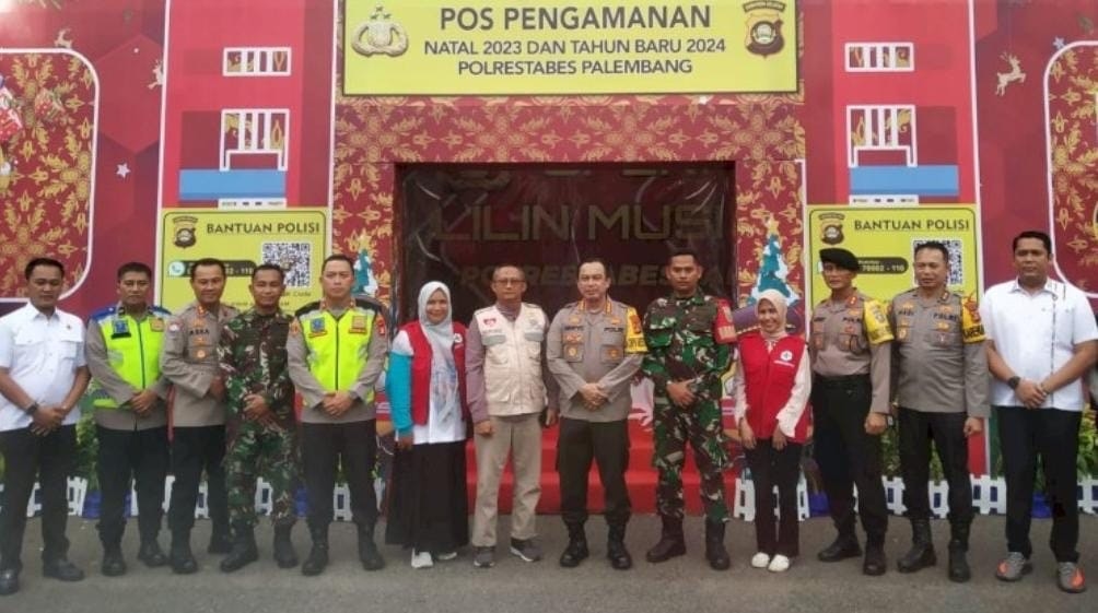 Kesiapan 3 Tipe Pos Nataru Sudah 95 Persen, Kapolrestabes Palembang : Tetap Lakukan Patroli Hunting