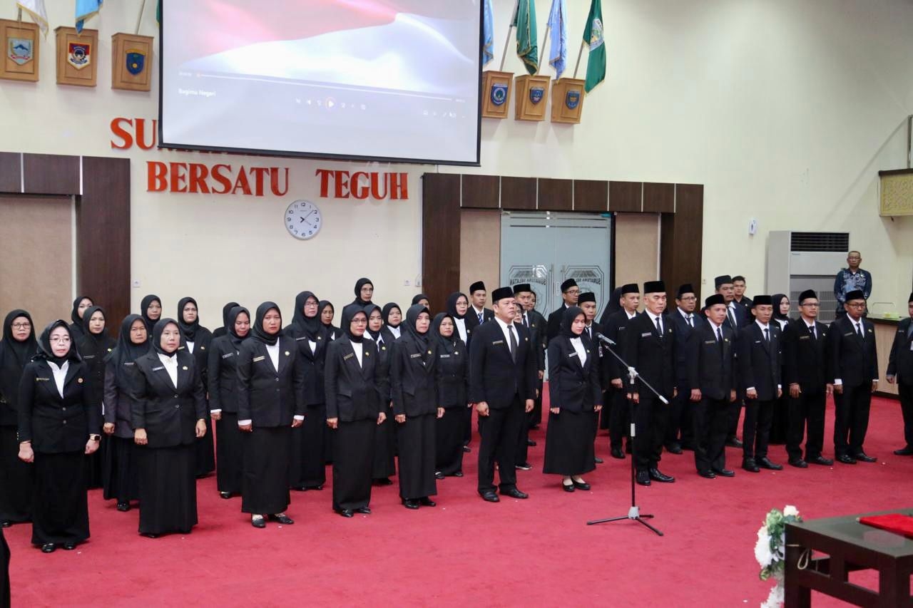 Lantik 52 Pejabat Fungsional di Lingkungan Pemprov Sumsel, Pj Gubernur Agus Fatoni Beri Pesan Begini